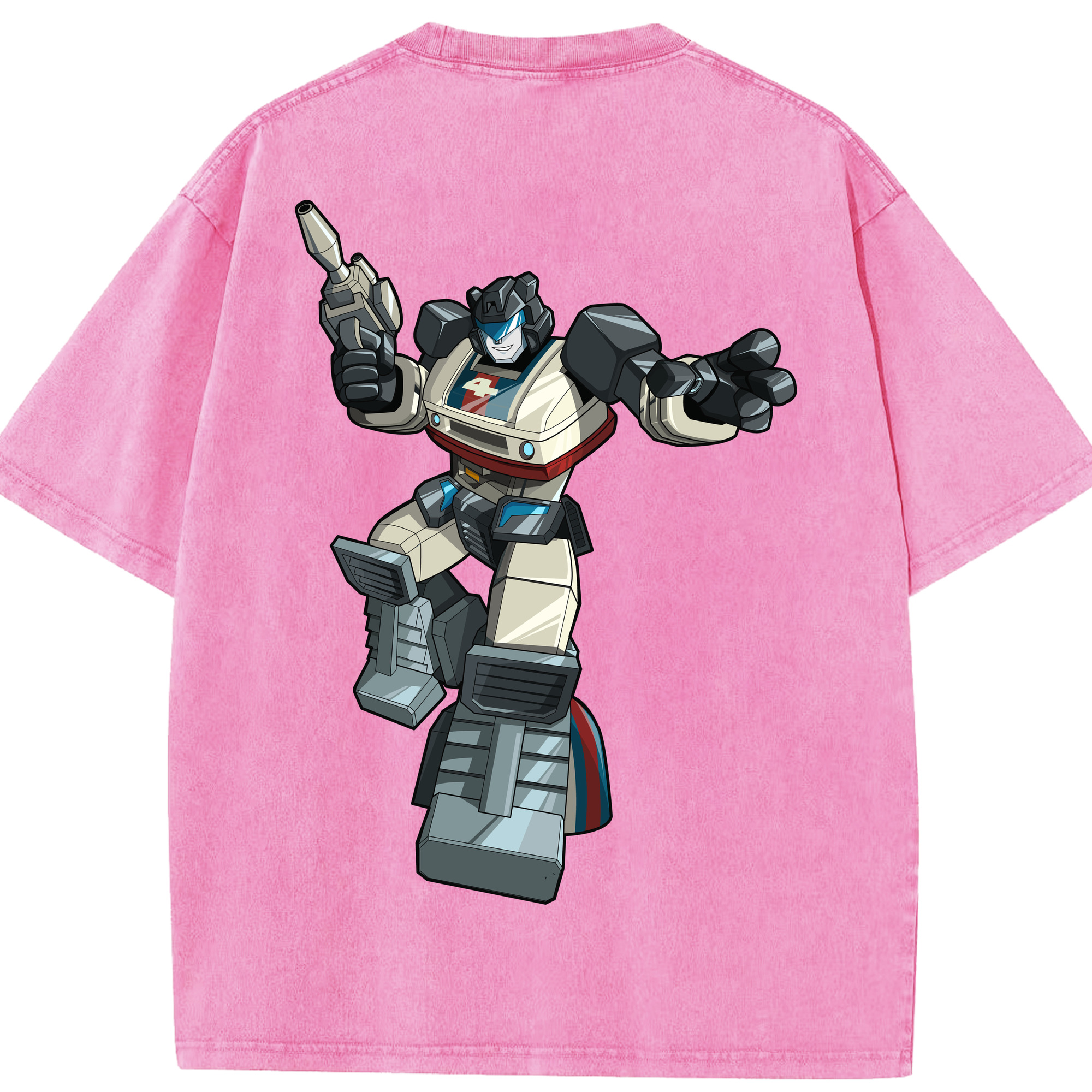 （画像用）  綿100% ヴィンテージ風 半袖Tシャツ（背面プリント）